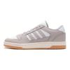 adidas Turnaround Niskie Retro Codzienne Antypoślizgowe Wytrzymałe Niskie Buty do Koszykówki Unisex Trampki Szare Białe IE3834
