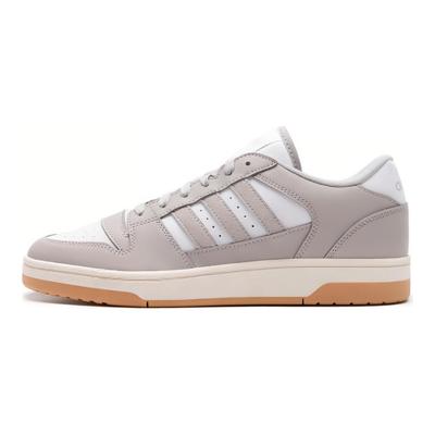 Turnaround Niskie Retro Codzienne Antypoślizgowe Wytrzymałe Niskie Buty do Koszykówki Unisex Trampki Szare Białe IE3834