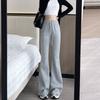 Sports micro-flared pants children's spring and autumn new high-waisted and thin horseshoe pants small casual sweatpants