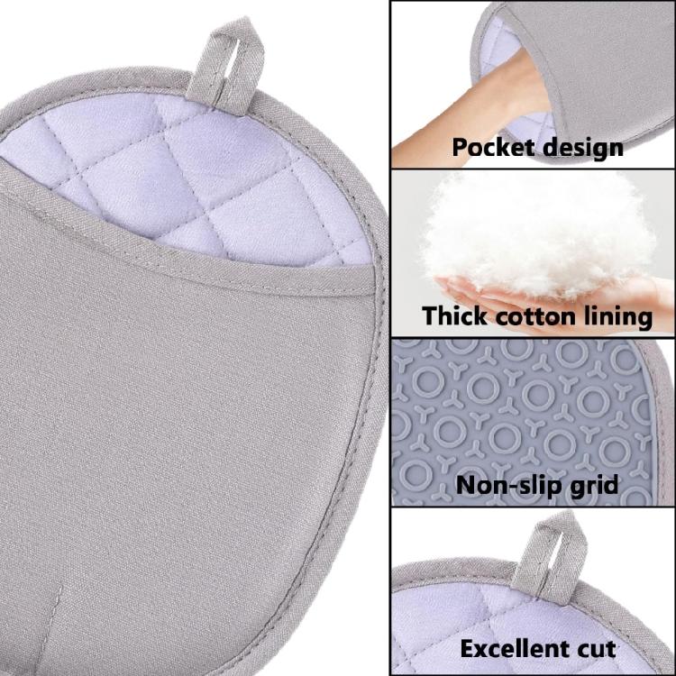 Multifuntional Heatproof Kitchen Gloves Baking Gloves Pots Holder for Baking BBQ with Comfortable Fit and Long Time Use