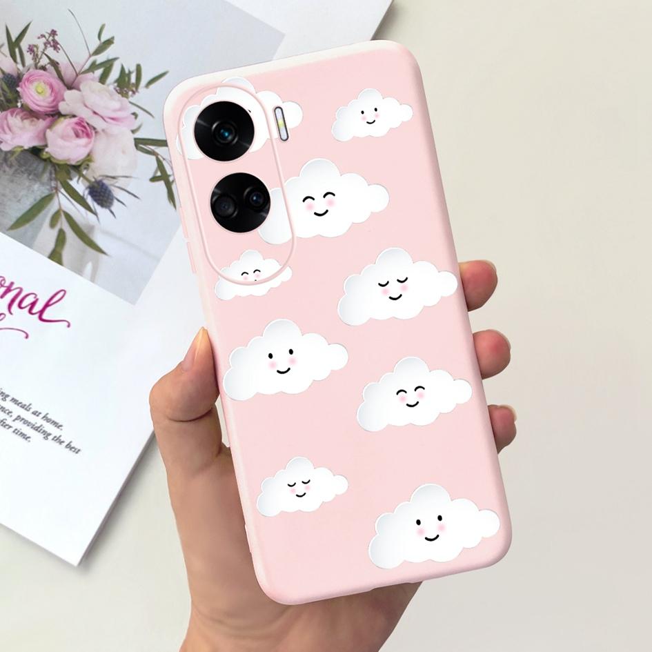 For Cover Honor 90 Lite Phone Case CRT-NX1 Fashion Butterfly Cartoon Slim TPU Soft Silicone Back Cover For Honor 90Lite 5G Funda