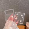 Glitter Cartoon Butterfly Bracelet Case for Samsung Galaxy Z Flip 7 6 5 4 3 Beads Wrist Chain Clear Acrylic Shockproof Ins Cover
