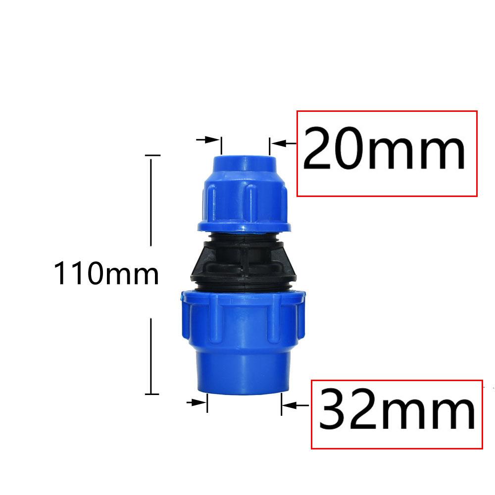 20mm/25mm/32mm/40mm/50mm PE-Rohr Schnellverbinder 90 Grad Winkel Reduzierstück Schnelle Verbindung Kunststofffittinge