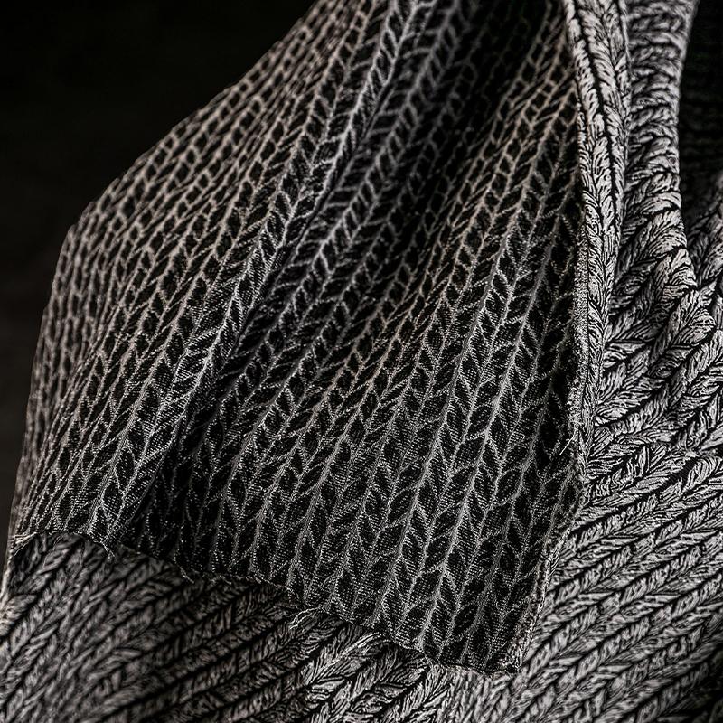 Tessuto Jacquard Creativo Stile Nazionale per Capispalla Borsa Abbigliamento Moda Designer Cucito Fai da Te Tessuto con Texture Intrecciata Spiga di Grano 3D
