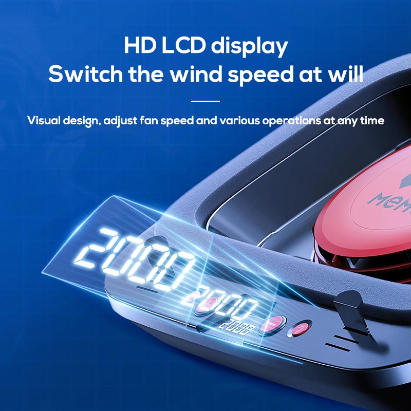 MEMO FL08 Strong Wind Cooling Stand Base Bracket Pad Powerful Fan Pressure Game Laptop Radiator Cooler