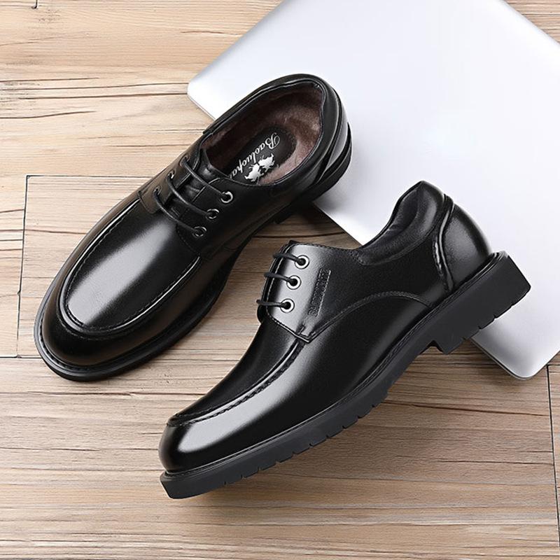 First Layer Cowhide Men'S Shoes Business Dress Leather Shoes Men'S Thick-Soled Casual Shoes Sandals Men'S