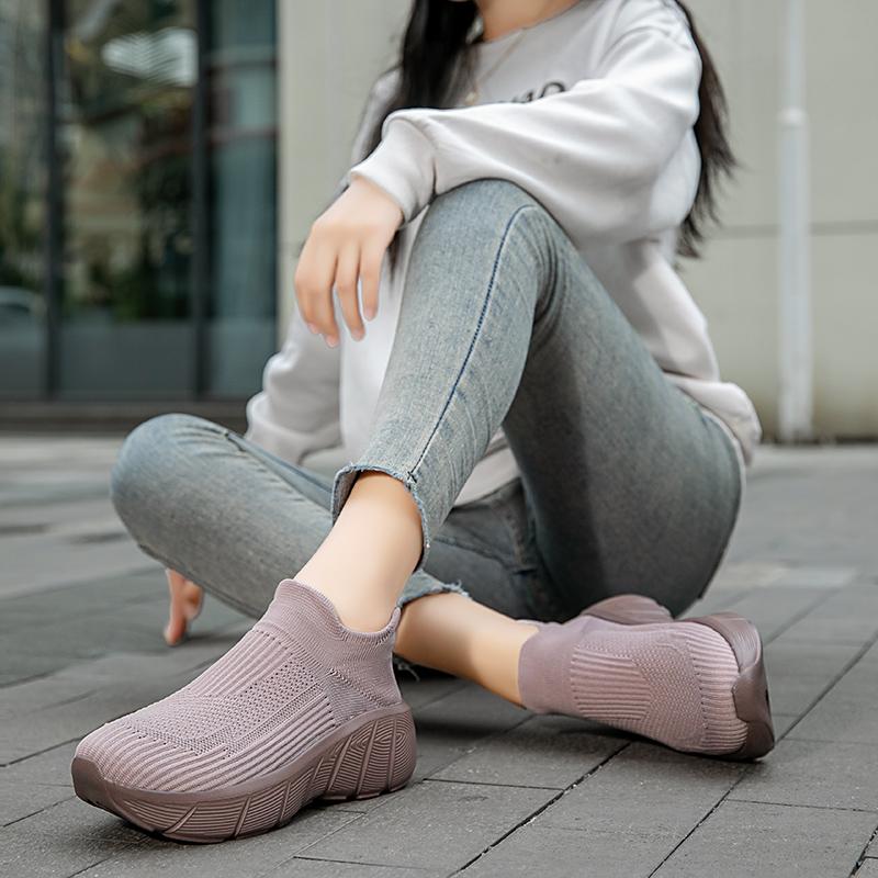 Damskie mokasyny loafersy casualowe wsuwane buty do chodzenia lato męskie wsuwki lekkie skarpetkowe buty dla matki duży rozmiar 35-45