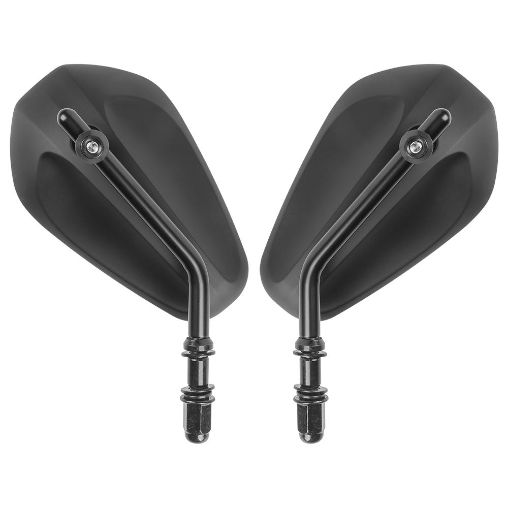 Motorcycle Rearview Mirrors Side Mirror For Harley Davidson Dyna Touring Sportster Softail Street Bob Road King Rocker Fat Bob чёрный
