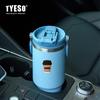 Tyeso 1050ML Vacuum Flasks Handle Dual-Drink Coffee Mug Stainless Steel Ice Cup Car Bottle Hot Cold Retention Large-Capacity With Coffee Sticker
