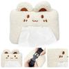 1pc Cute Cartoon Car Tissue Box Plush Napkin Holder Room Bracket Auto Home Decoration Accessories Universal Animal Paper Ca S9j8