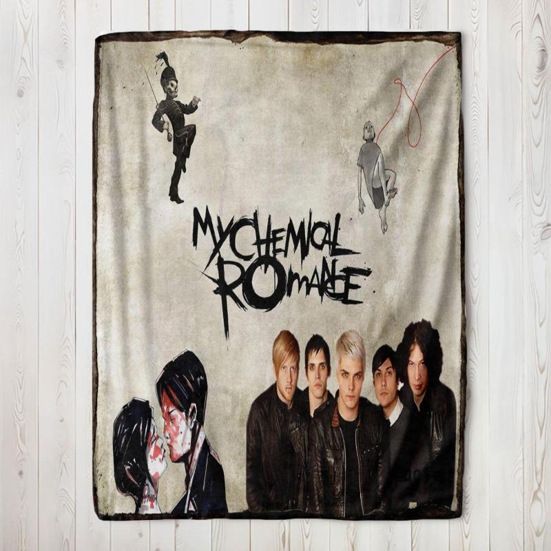 My C-Chemical R-Romance Band Blanket Flannel Soft Kid's Baby Throw Blanket,for Bedroom Living Room Sofa Bed Car, Brithday Gift