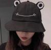 2024031113 Green Frog Bucket Hat Cotton Adult Children