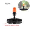 10pcs Atomizing Nozzle Drippers, Adjustable Garden Irrigation Nozzle, Micro Auto  Irrigation System Garden/Roof Cooling Nozzle