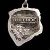 Bulldog, English Bulldog, British Bulldog II - Dog necklace in gift box, silver-plated locket for dog fan, striking pendant by Art-Dog brand