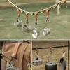 10Pcs Clothing Organizer Hook Z-Shaped Triangle Storage Hook Multi-Purpose DIY for Outdoor Camping Picnic