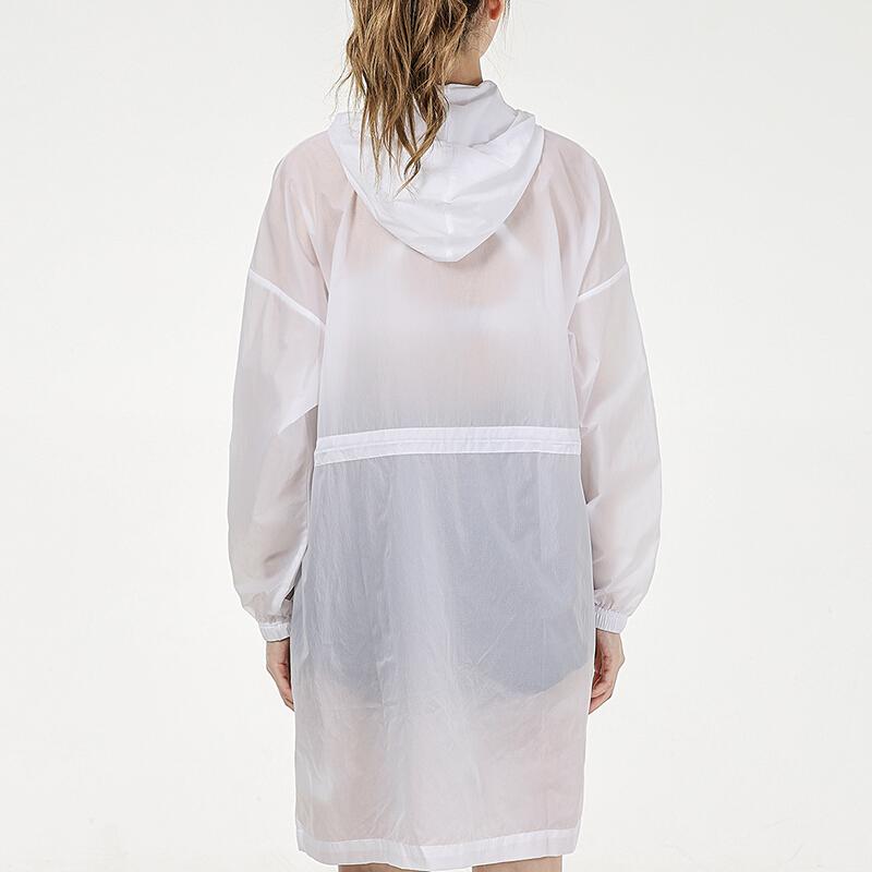 Puma Loose Casual Breathable Hooded Windbreaker Women Outerwear White 532680-02