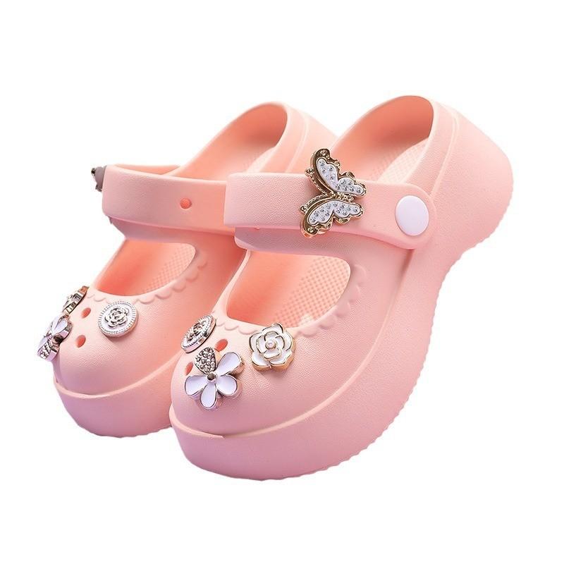 Comfortable Summer Kids Eva Mary Jane Sandals Non-slip Princess Beach Shoes For Girls