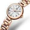 OLEVS Women's Quartz Watch, Cute, Lightweight, Stainless Steel, Waterproof, Luminous, Gift, Rose Gold & White