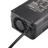 54.6V 4A Smart Lithium Battery Charger For 13Series 48V Li-ion Battery Fast Charging Charger With DC 5.5x2.1 Connector With Fan