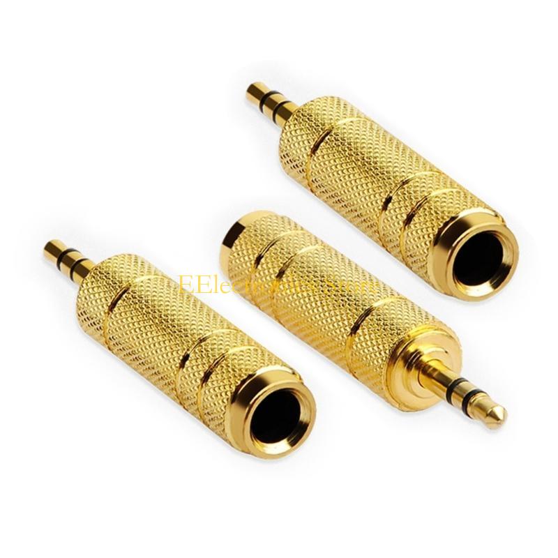 B03C Headphone Adapter 1/8 to 1/4 Audios Adapter for Professional Audios Gear 1pc/3pc