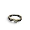 Used K18 White Gold Diamond Ring for Ladies