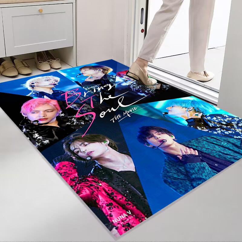 Vibrant Soul: Essence Unity Carpet Doormat Suitable for All Seasons Protective Pad Bathroom Mat Dormitory Decoration