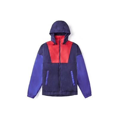 Vans Sport Logo Hooded Jacket Men Jackets Blue Purple VN0A4MLA4NH