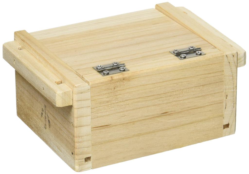 A.NET KOTOBUKIYA Wooden Feeder Box with Magnet, Small, 108 X 90 X 55 Mm, W-121