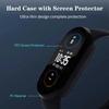 Tempered Glass+PC Case For Xiaomi Mi Band 10 9 8 Cover Accessories Shockproof Full Hard Screen Protector Xiaomi Smart Band 10 9