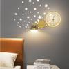 Children's Room Wall Lamp Creative Astronaut Cartoon Astronaut Starry Sky Bedroom Bedside Lamp