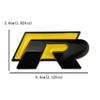 Metal Car Grille Emblem Rear Trunk Badge Stickers for Volkswagen VW R Rline Polo Golf Jetta Beetle CC Bora Tiguan Touran Passat