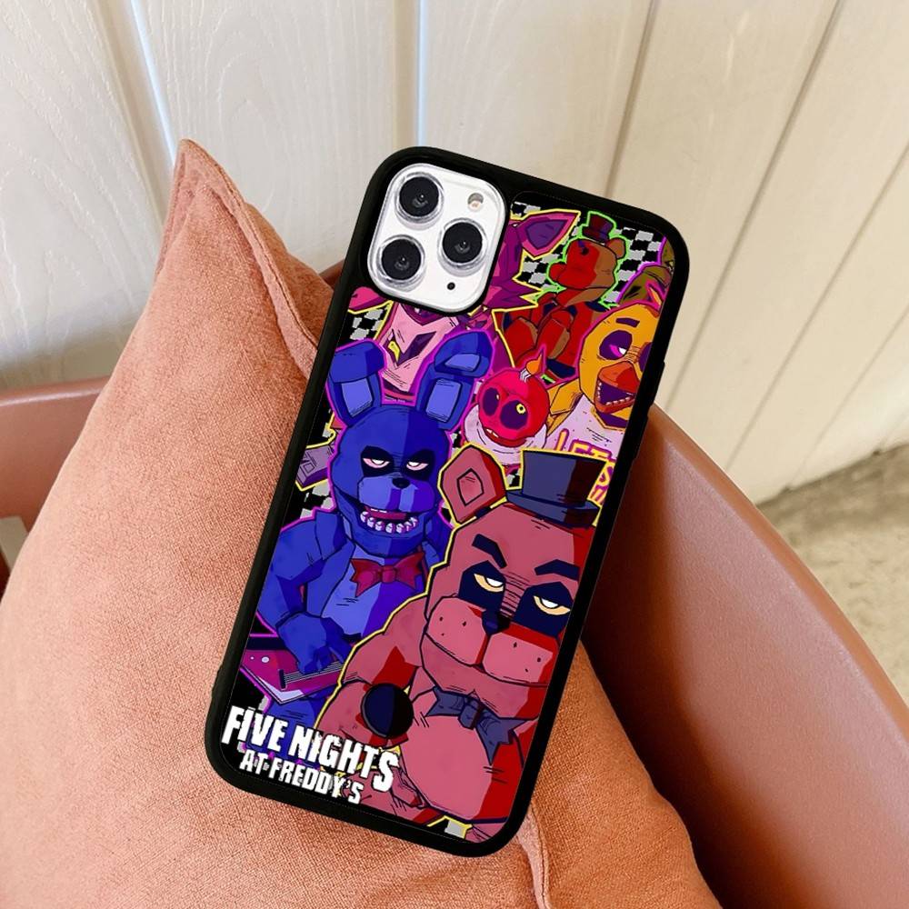 Fnaf Five-nights-At-Freddys Anime For iPhone 17 16 15 14 13 12 11 Mini Pro Max Plus PC+TPU Back Phone Cover