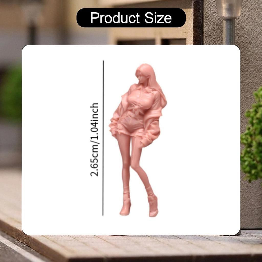 1/64 Miniature Figures Model Action Figure Sand Table Ornament Photography Tiny People Collectibles
