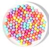 Acrylic Candy Macaron Solid Round Beads for DIY Jewelry and Epoxy Resin Crafts