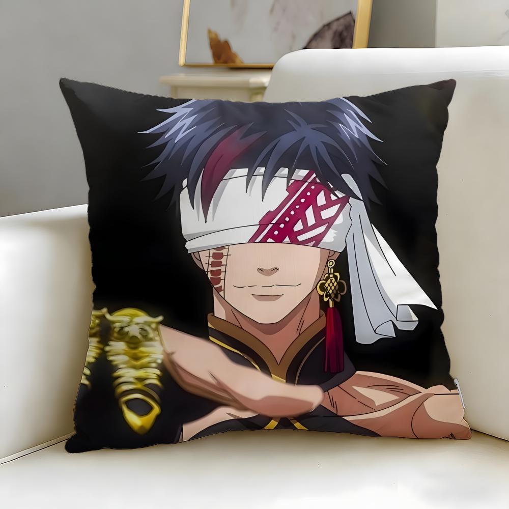 classic anime Record of Ragnarok Cushion Cover Soft  EasyWash Pillow Case  Versatile for Couch Bed Travel and Office