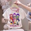 Girls' Fashionized Witch-Hunting Girl Group Top - Summer Children's Round-neck Short-sleeved Pure Cotton T-shirt