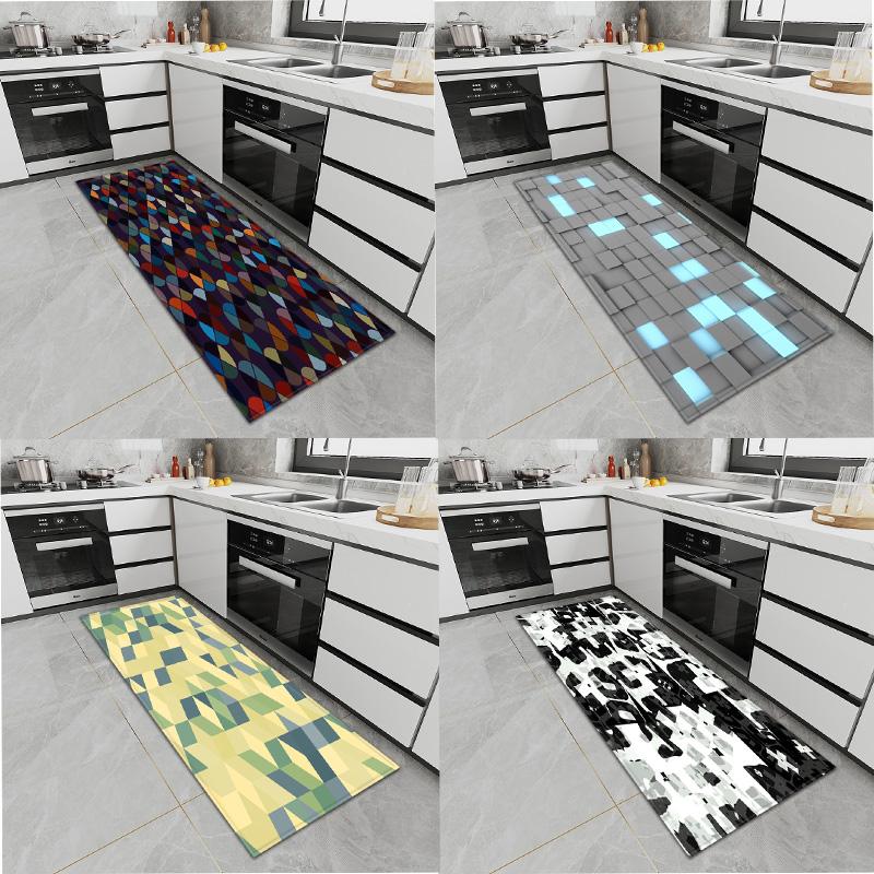 

Кухонный коврик Коврик для входной двери Спальня Длинный ковер Домашний балкон Ванная комната Пол Ковер для гостиной