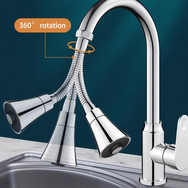 Faucet Universal Extender Three-speed Anti-splash Head Kitchen Household Sink Basin Booster Aerator
