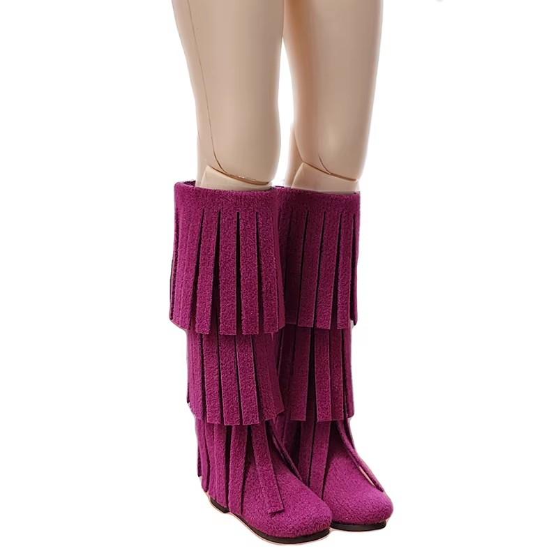 

Doll Boots 1/6 Scale Trend Versatile 29Mm*10Mm Mid Top Boots Fit Azone Ob22/24 Momoko Pp Fr Action Figure Body Dolls Accessories Boots