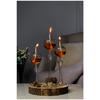 Drops Footed Glass Lamp Set Of 3 Oil Lamp