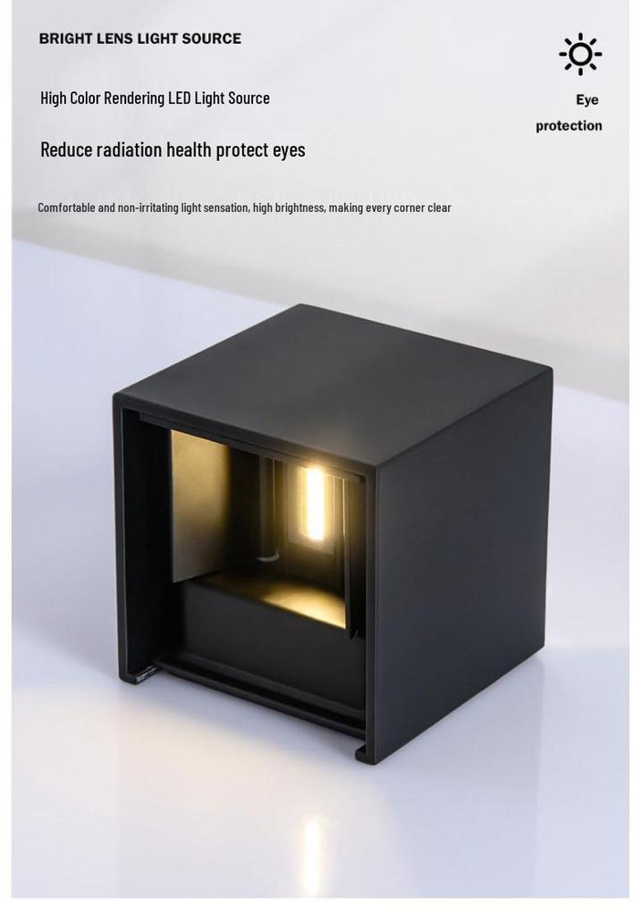 Modern Waterproof LED Wall Light for Outdoor, Aisle, Staircase, Corridor, Living Room, or Bedroom