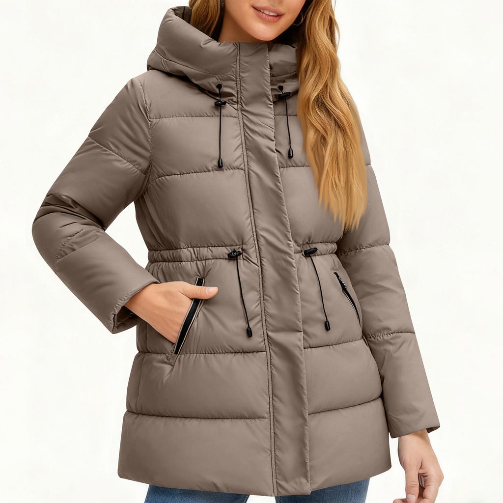 Women's Winter Warm Cotton Jacket Single Breasted Zipper Jacket