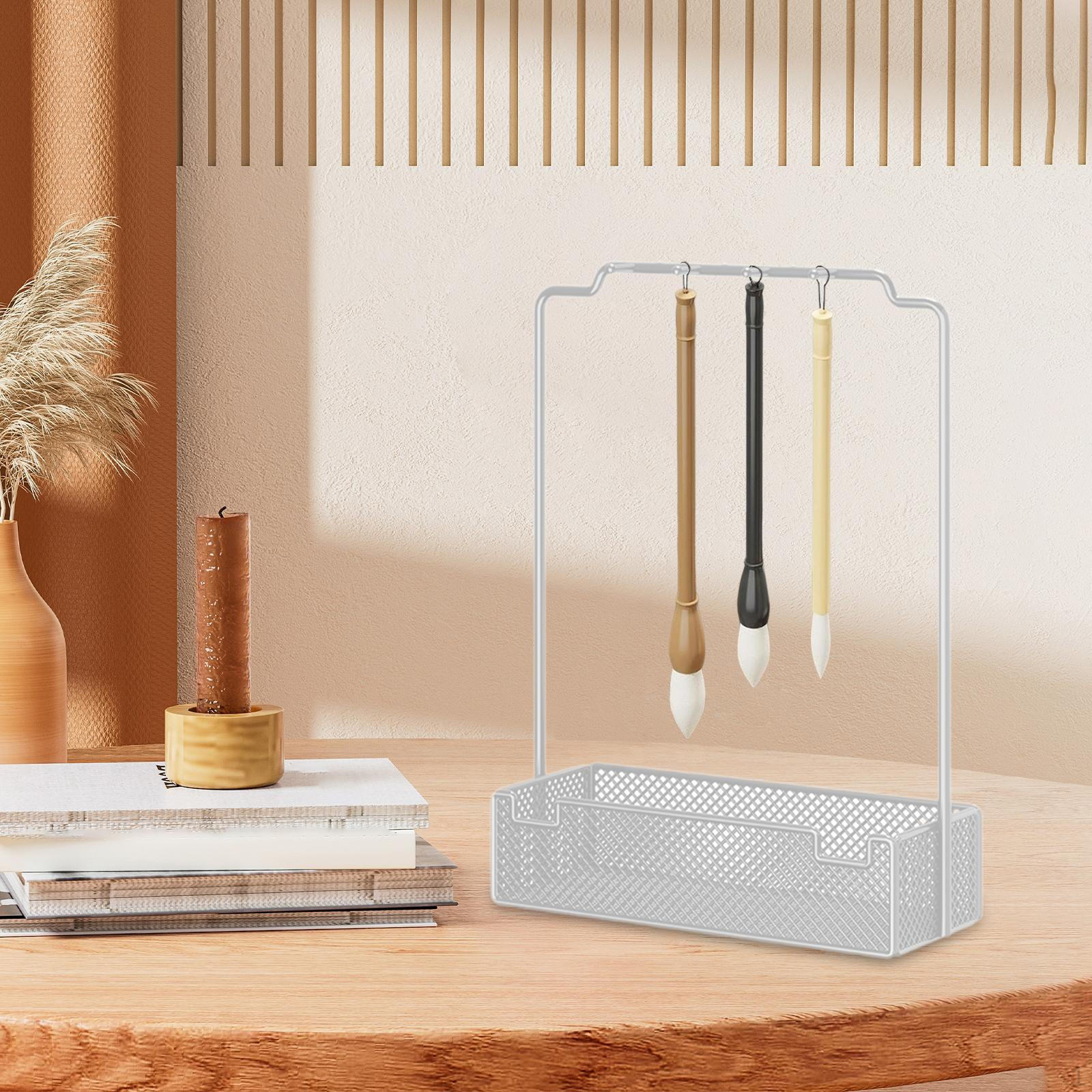 

Chinese Calligrapghy Brush Hanger ,Brush Holder, Desktop Storage, Versatile ,Decoration Stand Rack белый