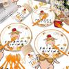 Friendsgiving Decorations Set Serves 25, Friendsgiving Party Decorations Plates and Cups, Thanksgiving Party Decorations, Thanksgiving Decorations