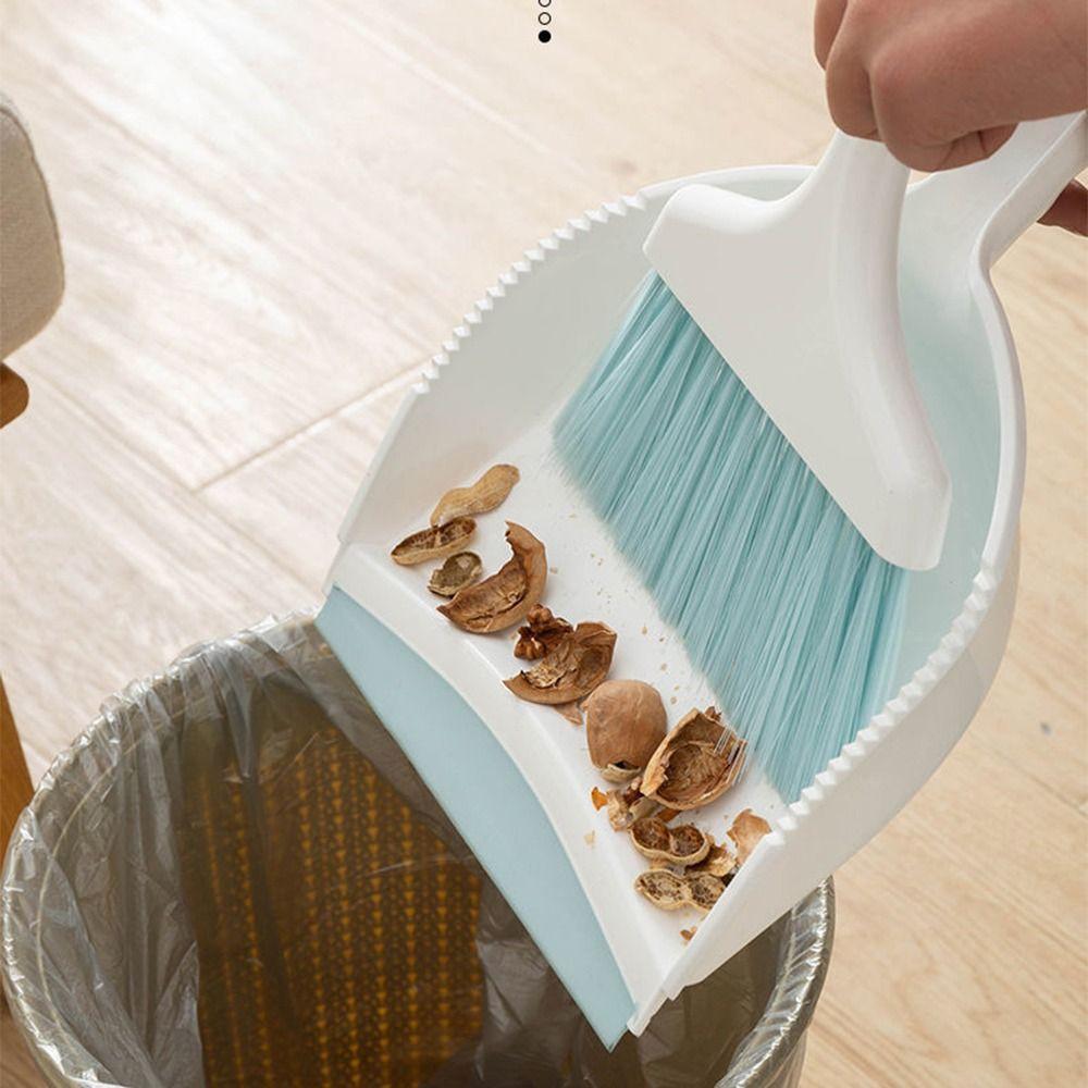 Handheld Mini Dustpan and Brush Set Flexible Desktop Mini Broom Set  Window Gap Cleaning