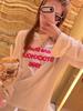 1996 Rose Red Unisex Cotton Linen Flock Long Sleeve T-Shirt - New Year Limited Edition
