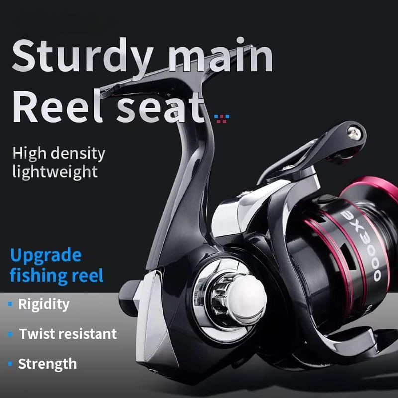 2024 Ultra Light Spinning Fishing Reel No Backlash Bearing 8kg Max Drag 5.2:1 Gear Ratio Full Metal Screw-In Freshwater Carp Fishing Coil