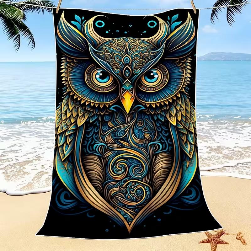 Cosmic Black Hole Galaxy Beach Towel Soft Absorbent Towel Swirling Black Hole Starry Nebula design Towel for Summer Vacation