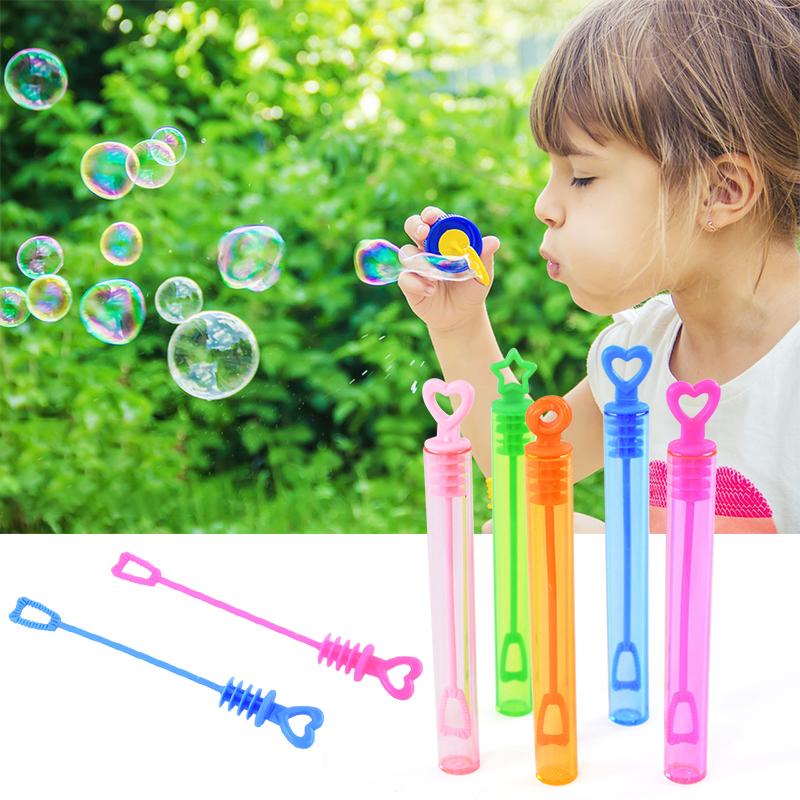10/12/24 stk Fargerik boblesåpeflaske Hjertestav Tomt rør Barn Bursdagsfest Favoritter Pinata Filler Leker Bryllupsgaver til gjest