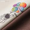 1PC LOZUJOJU Cartoon Space Children's Curtains 70-80% Blackout Curtains for Bedroom Living Room Home Decor